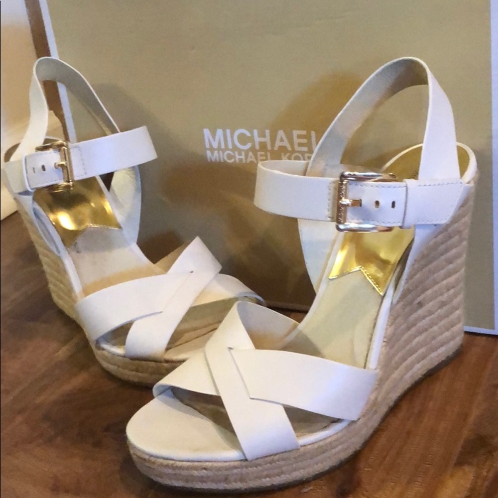 Michael Kors sandals Viola Espadrille vanilla